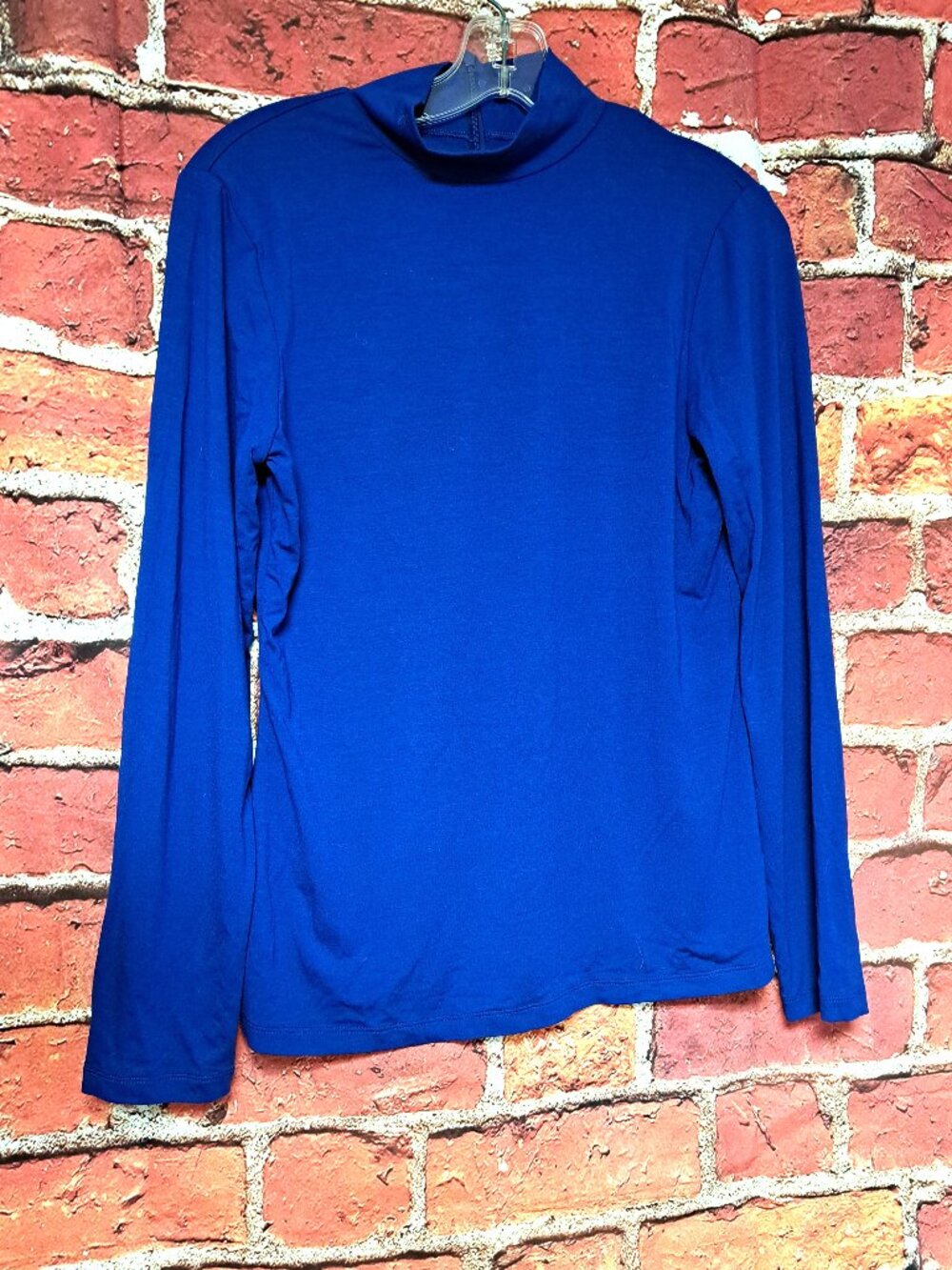 DONCASTER ROYAL BLUE LIGHTWEIGHT TURTLENECK SWEATER SIZE SMALL LONG SLEEVE